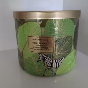 BBW Fresh Bamboo 3 Wick Candle